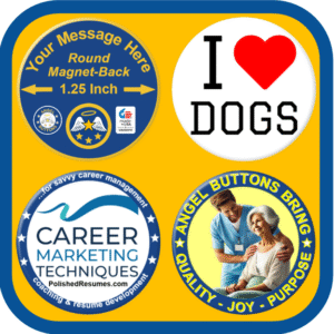 Round, 1.25 inch, Magnet-Back